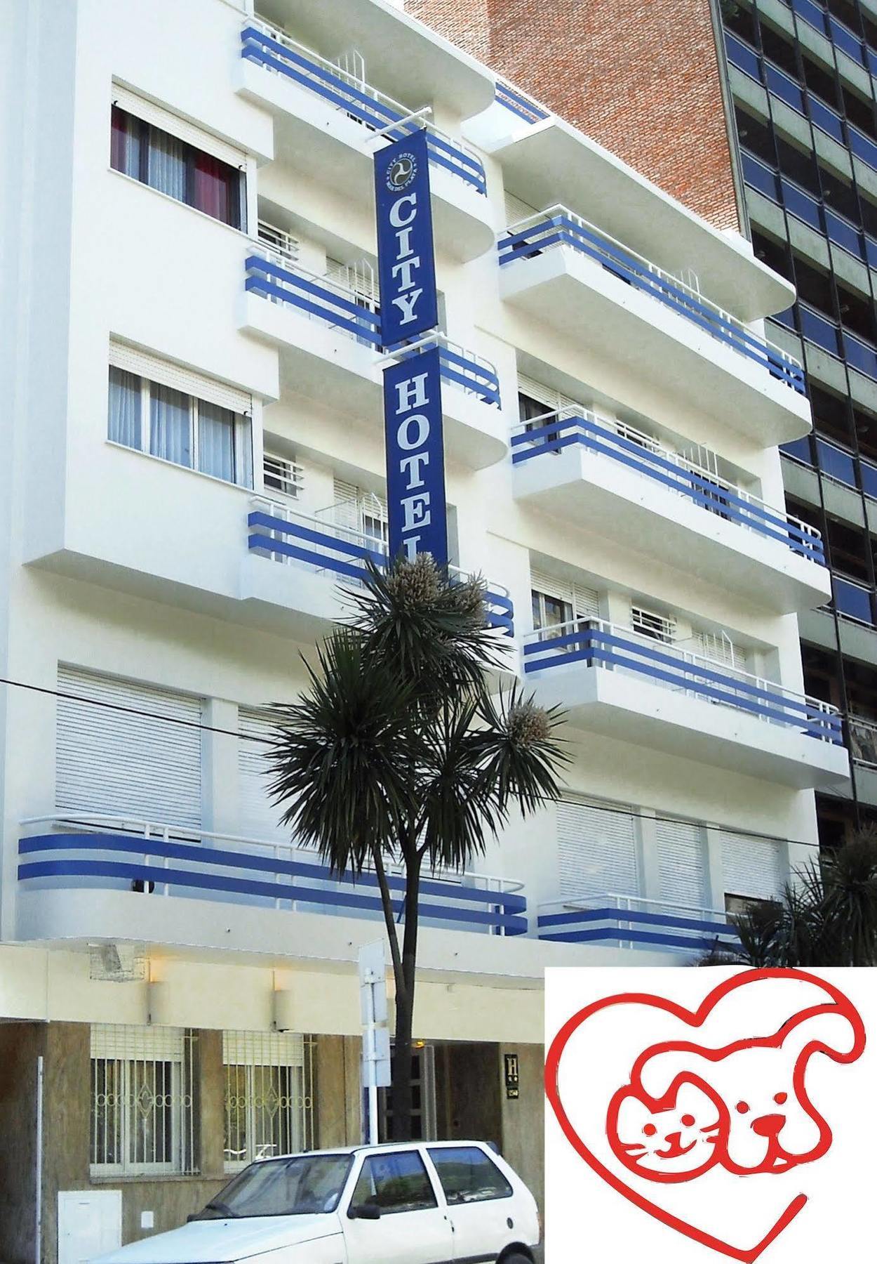 City Hotel Mar Del Plata Bagian luar foto
